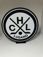 Lightbox lumière led HC HCL Lugano Hockey