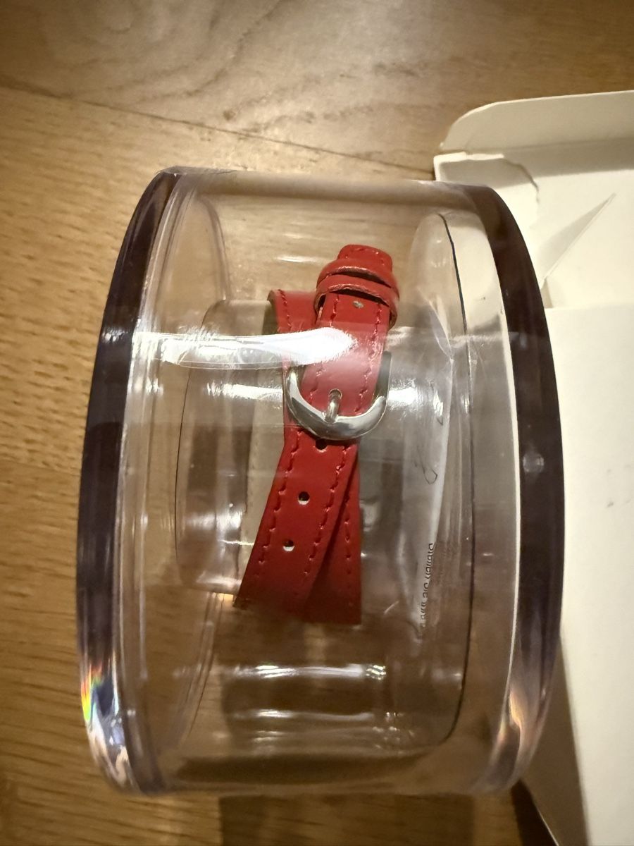 Uhren: Lancaster Monaco Damenuhr, neu, rot – Neu und originalverpackt aus Neuhausen von DELY 2