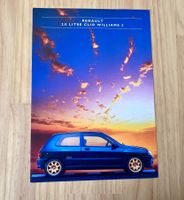 Renault Clio Williams 2.0 L Phase 3 Verkaufsprospekt 8.95