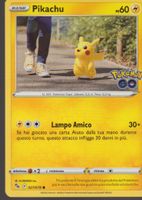 TCG POKEMON Pokemon Go PGO 027/ 078 PIKACHU  Italiano