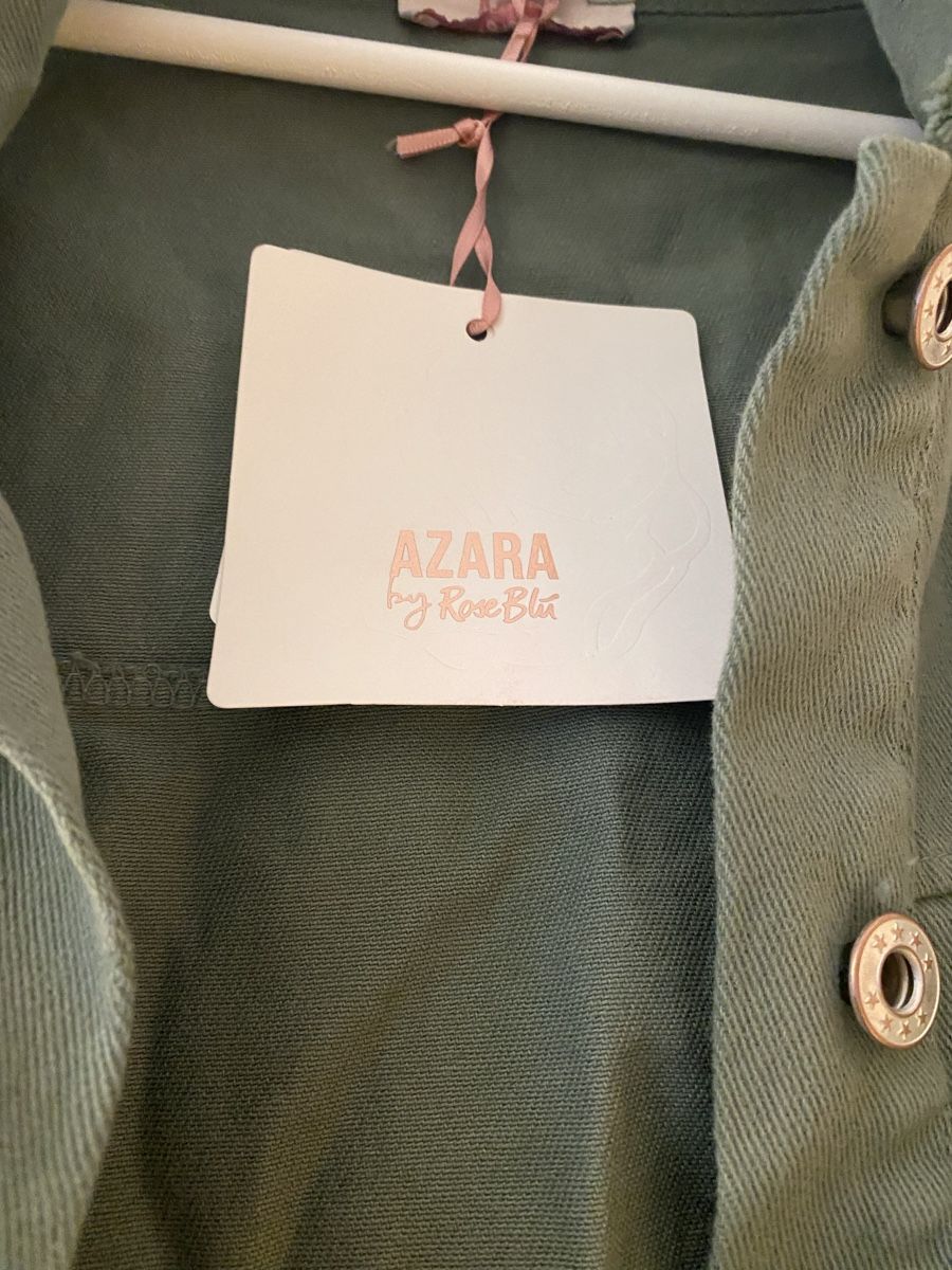 Giacche: Jacke Khaki mit Muster auf der Rückseite, Taille unique – Nuovo e nell'imballaggio originale da Zermatt venduto da Lasjmb 2