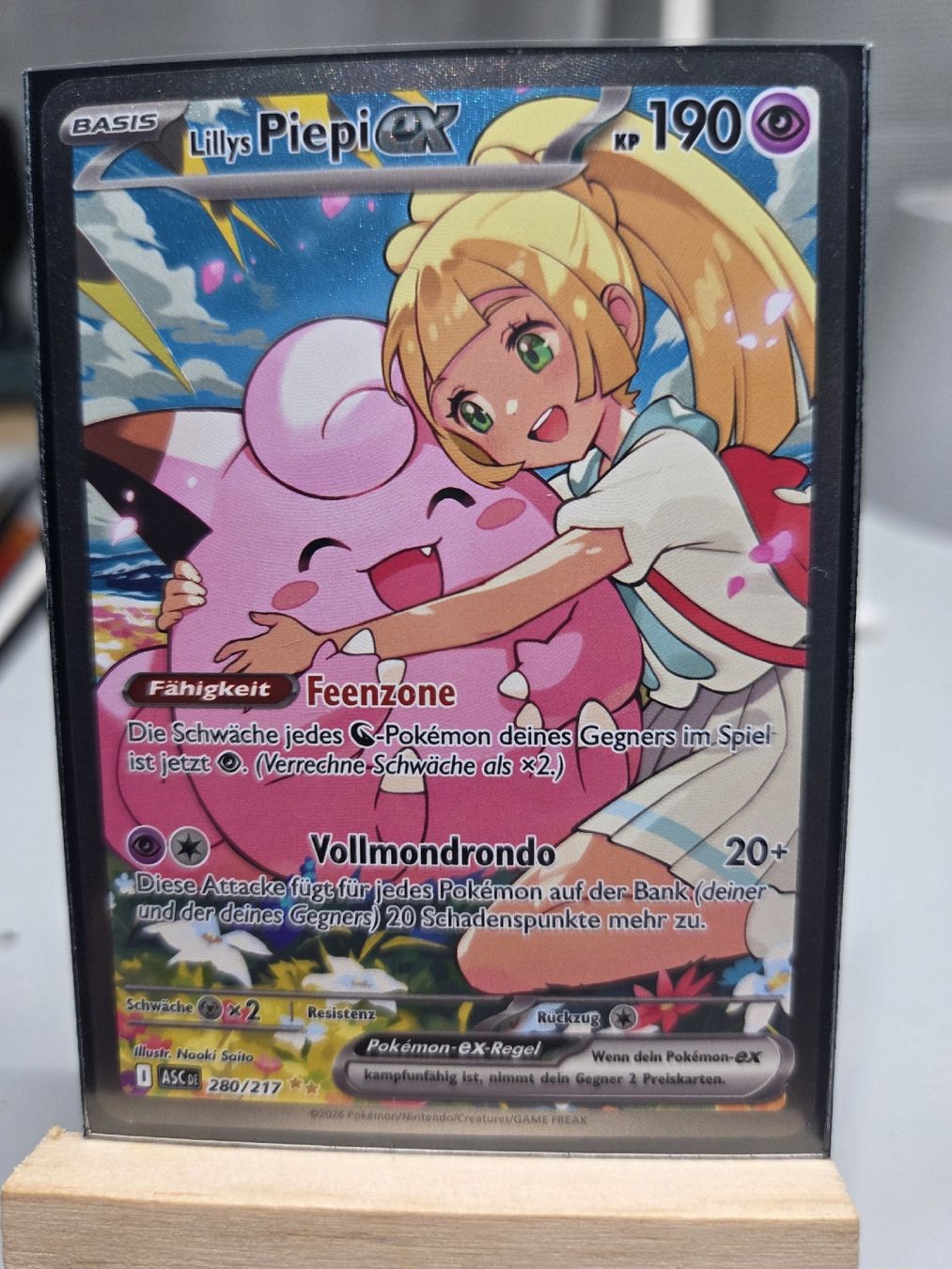 Pokémon Sammelbilder & Trading cards: Lillys Piepi EX (ASC 280/217) – Neu (gemäss Beschreibung) aus Elgg von PatrickBr
