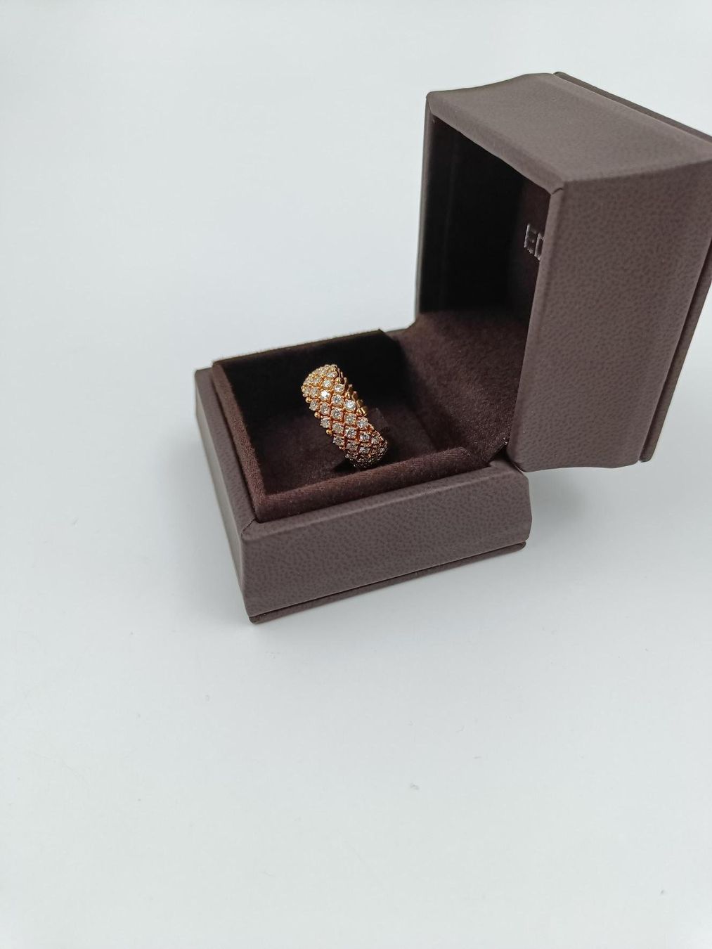 Anelli: FULL PAVÉ DIAMANT RING IN 750 ROTGOLD – Usato da Luzern venduto da EdiGem 3