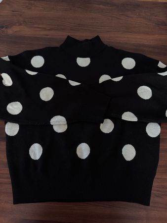 H&M Strickpullover mit Punkten, Gr. XS (wie S), Top!