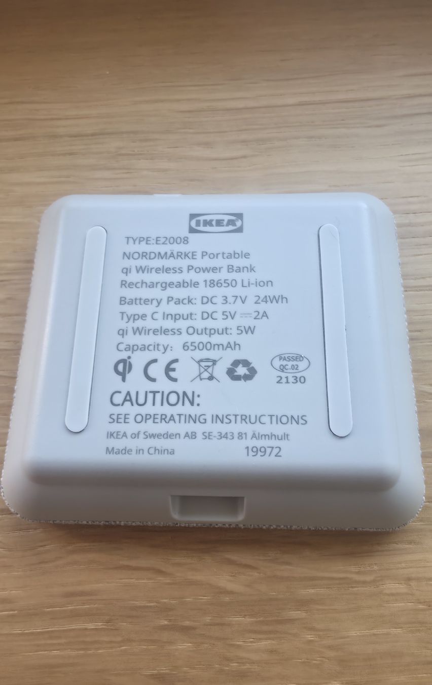 Ikea Caricabatterie: kabelloses Aufladegerät mit 6500mAh – Usato da Homburg venduto da csoler1 1