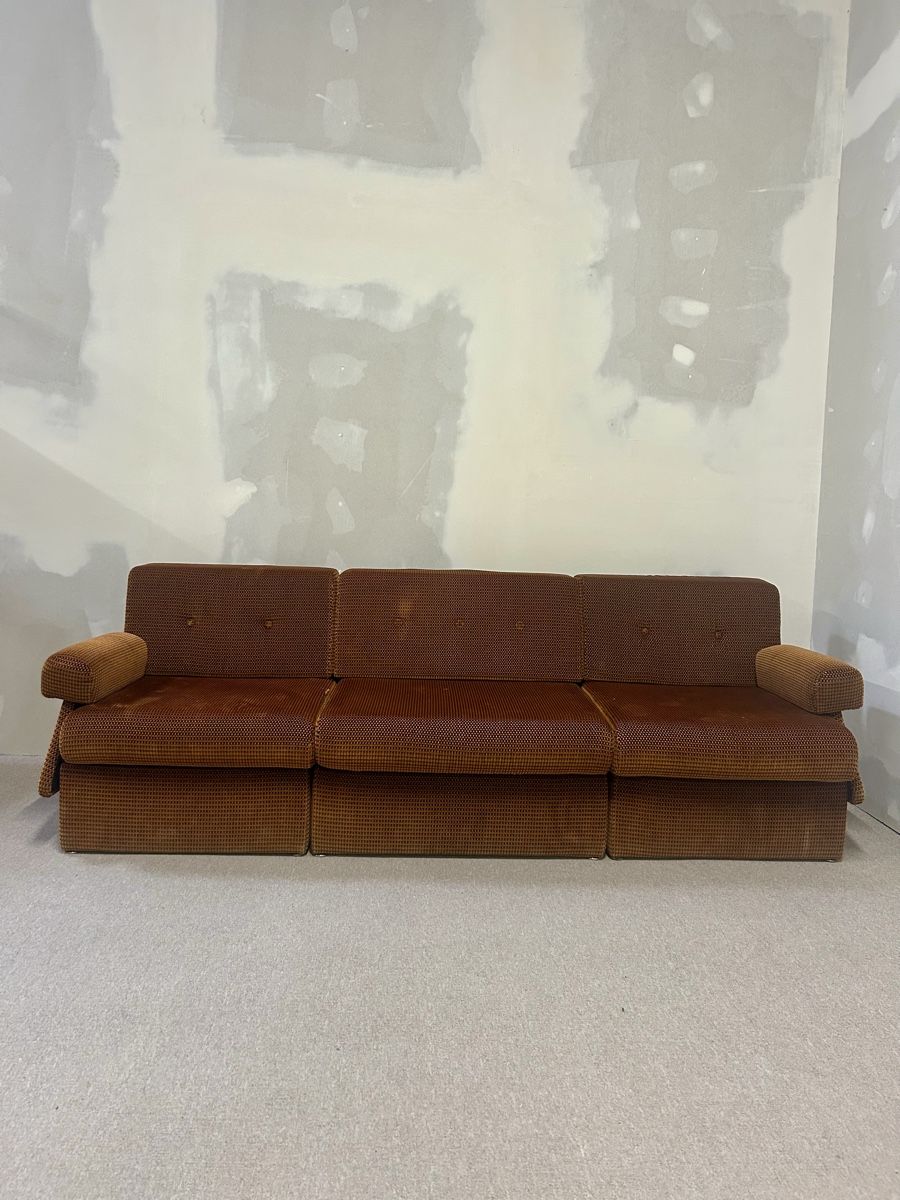 Divani: Cord Modular Sofa der 70er Jahre in Stoff – Usato da Rickenbach ZH venduto da Der-Insider 3
