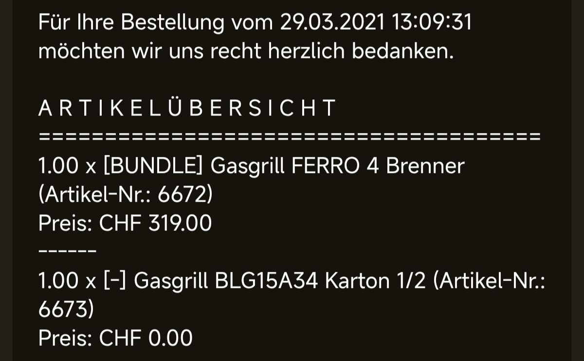 Griglie: Gasgrill gonser – Usato da Schwerzenbach venduto da giakst 2