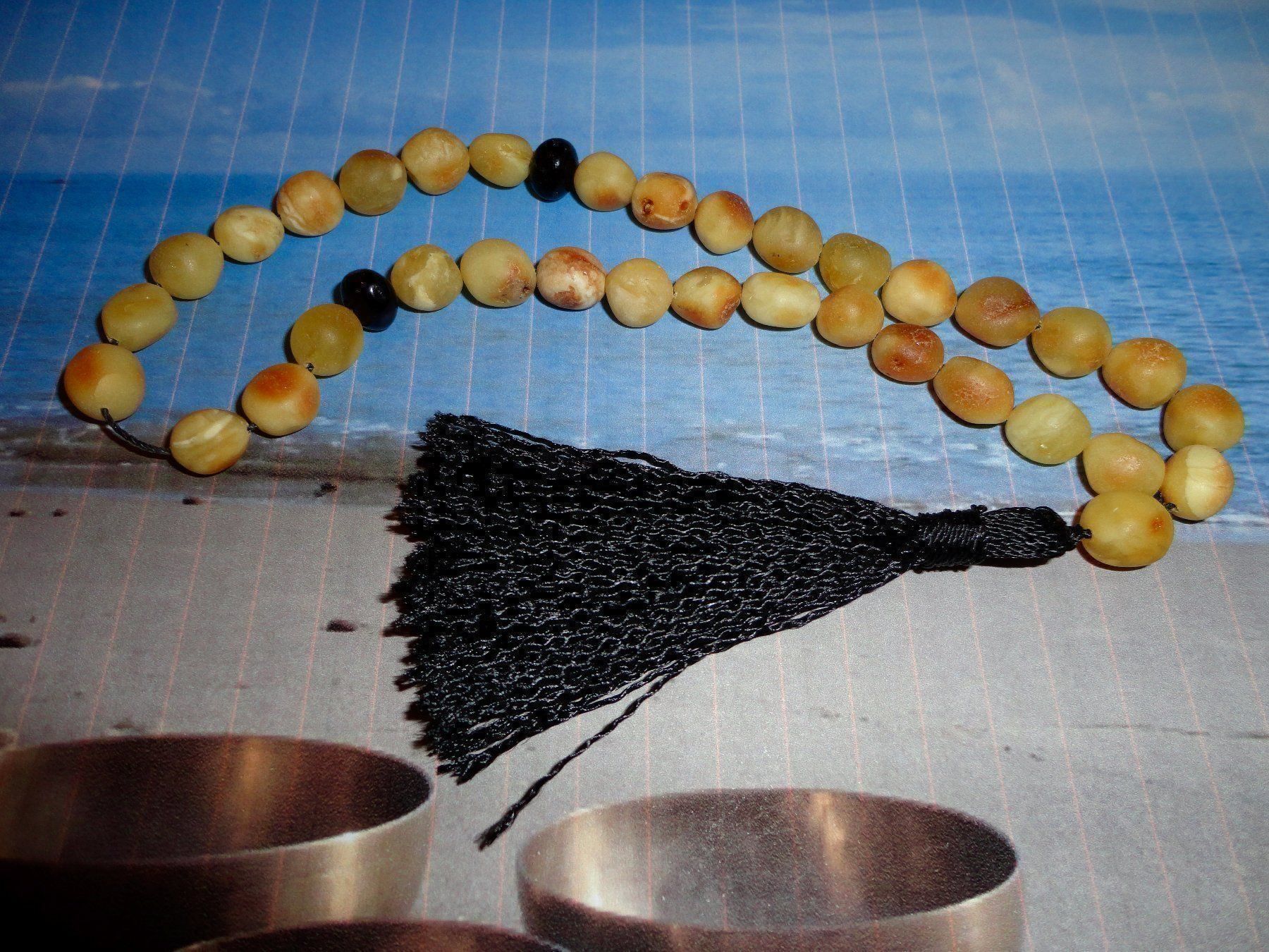 Catenine: Gebetskette - Bernstein Amber/Ambre echt – Nuovo (secondo la descrizione) da Biberist venduto da tl-schmuck 1