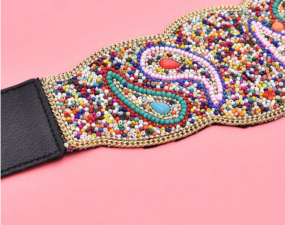 Cinture: Elastischer Gürtel Bagua Anhängern - Ceinture – Nuovo e nell'imballaggio originale da Lausanne venduto da FASHION-WORLD-SHOP 3
