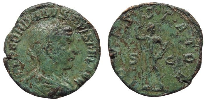 Tutti le monete: GORDIAN III Ae sestertius – Usato da La Sarraz venduto da classicworldcoins