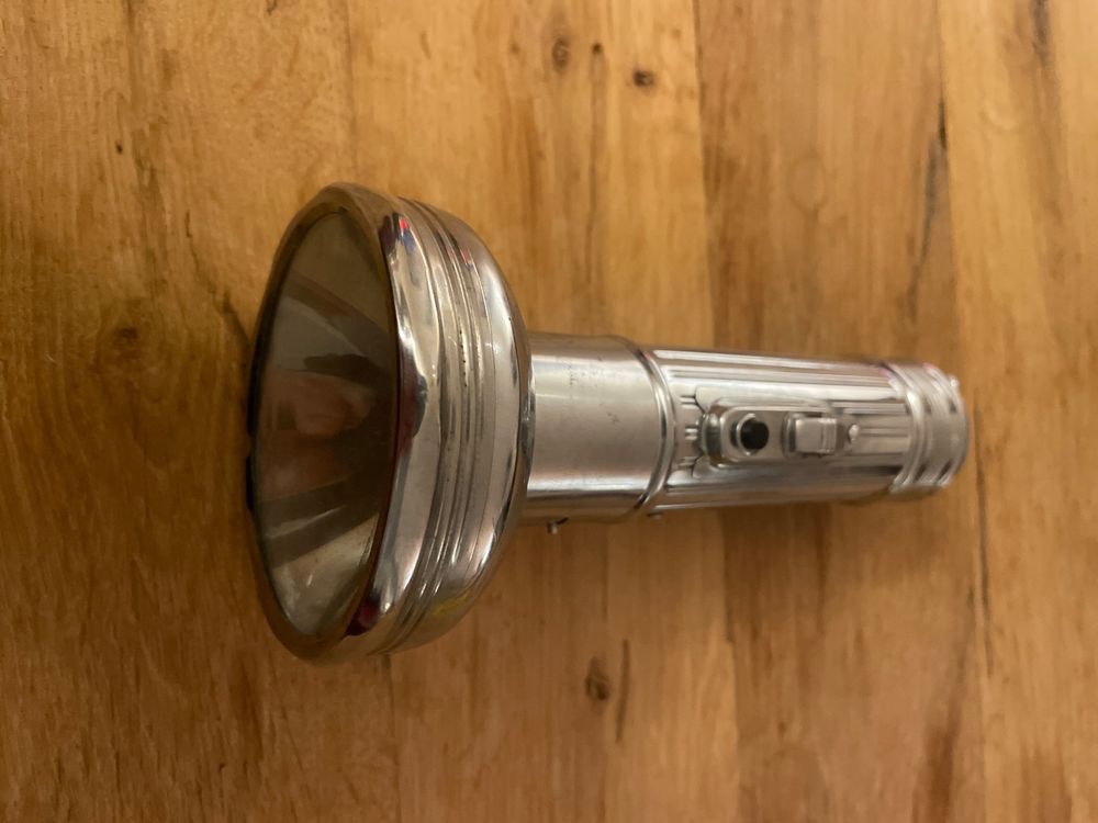 BDHDHWEFE Retro Taschenlampe Vintage - Metall Taschenlampe Mit Morsecode Taste