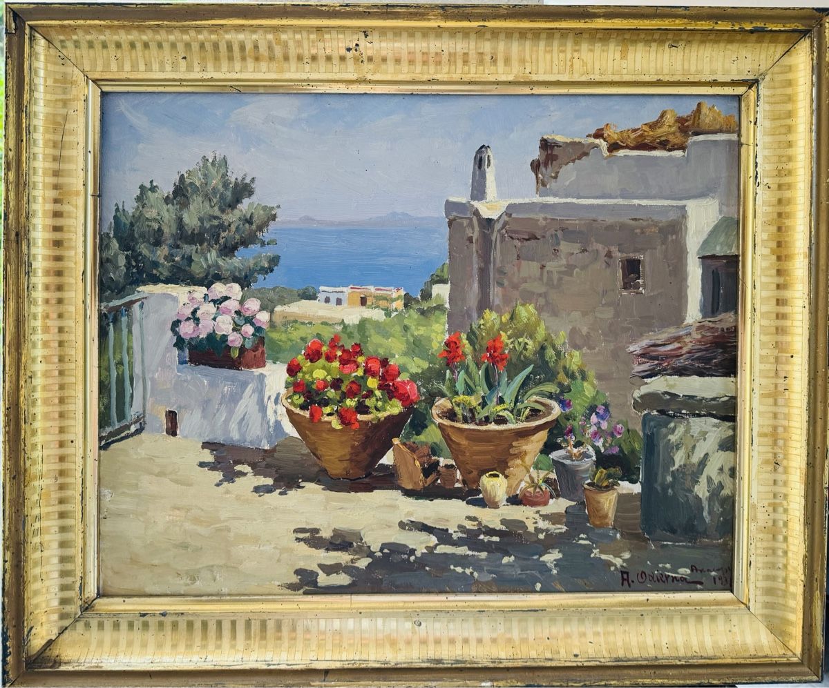 Tableaux: Oelgemälde Antonio Odierna - Sarno 1908 - Capri 1946 – D'occasion à Mezzovico par bauhaus70