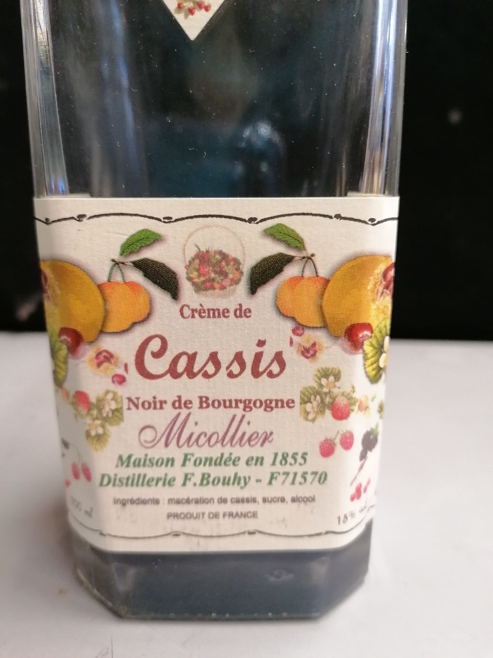 Spirituosen: CRÉME DE CASSIS – Gebraucht aus Genève von Leboucheoreilles 1
