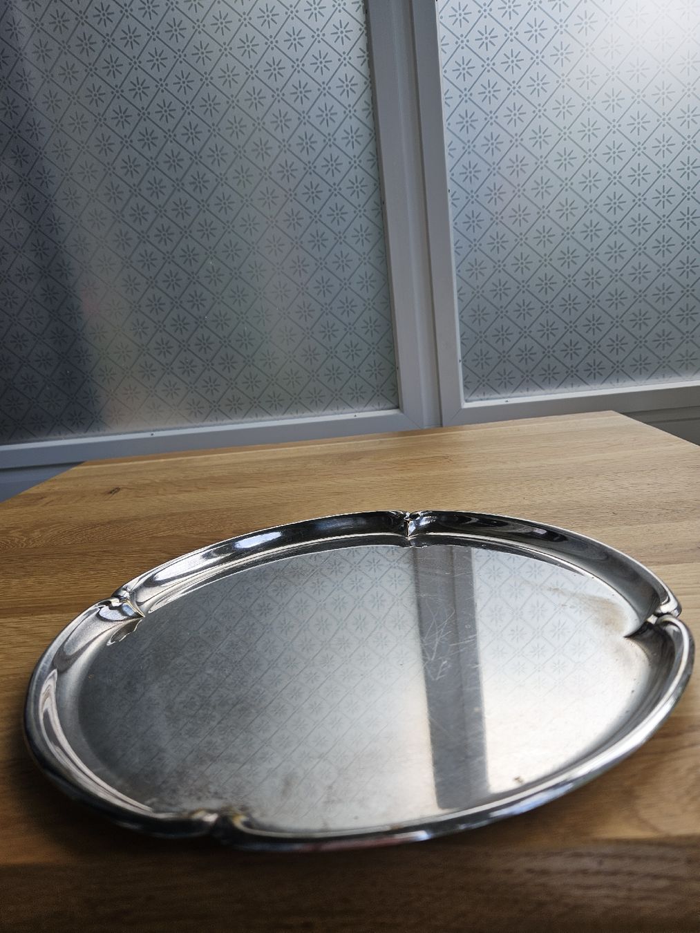 Piatti di portata: Vintage Serviertablett/Dekotablett, Metall versilbert – Usato da Bern venduto da bojereep 2