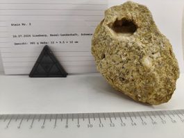 Calcit-Druse – Eigenfund Liesberg BL Schweiz – 985 g