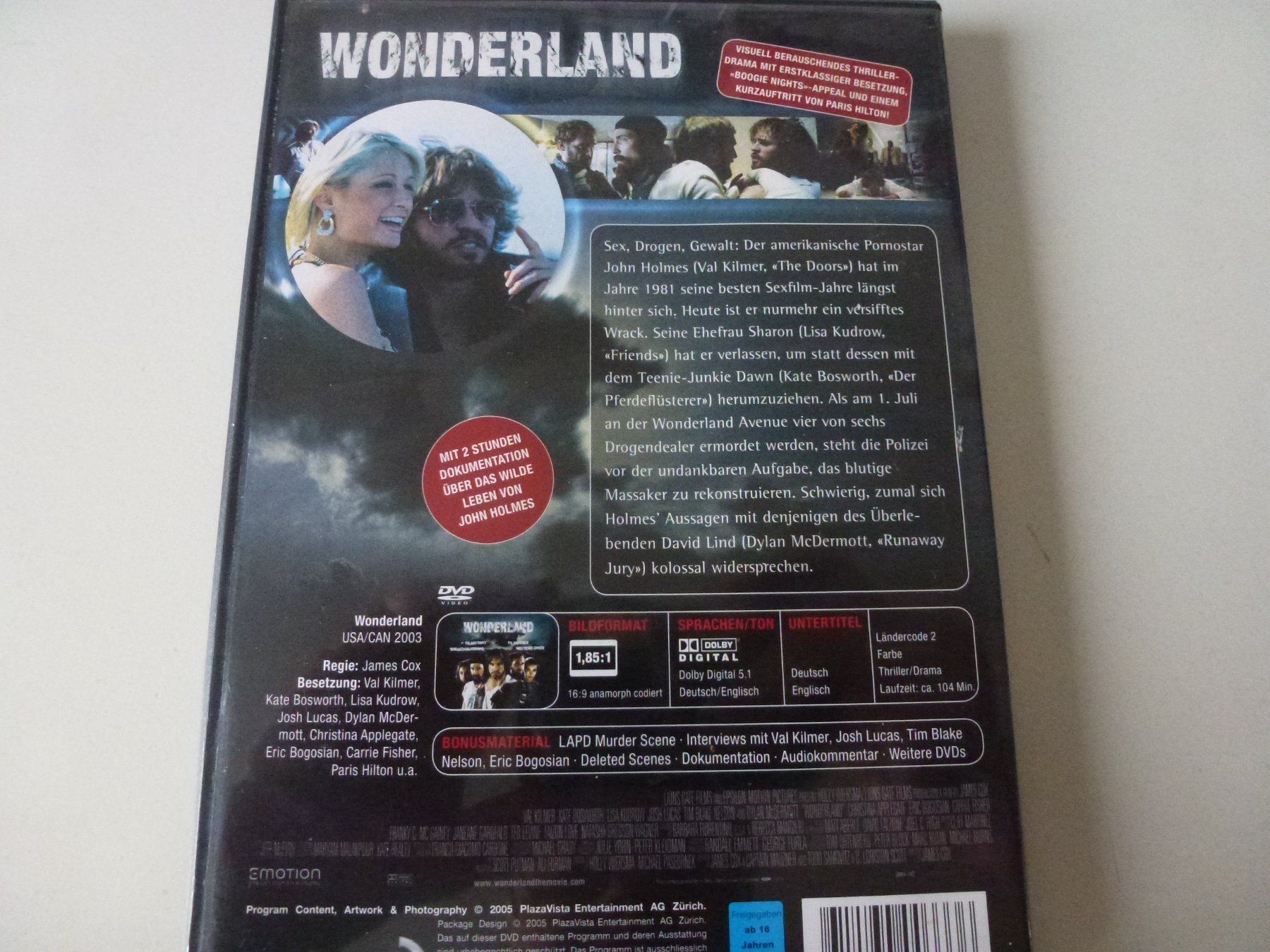 Tutti i DVDs: Wonderland (2 DVDs) – Usato da Bern venduto da Frebo 1