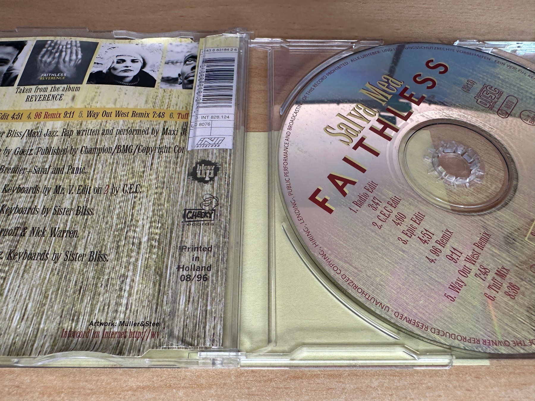 CDs: Faithless – Salva Mea - Single CD – Gebraucht aus Rikon im Tösstal von Alpenmutz 1