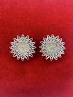 Antike Filigran-Ohrringe aus 800 Silber–Handarbeit, Vintage