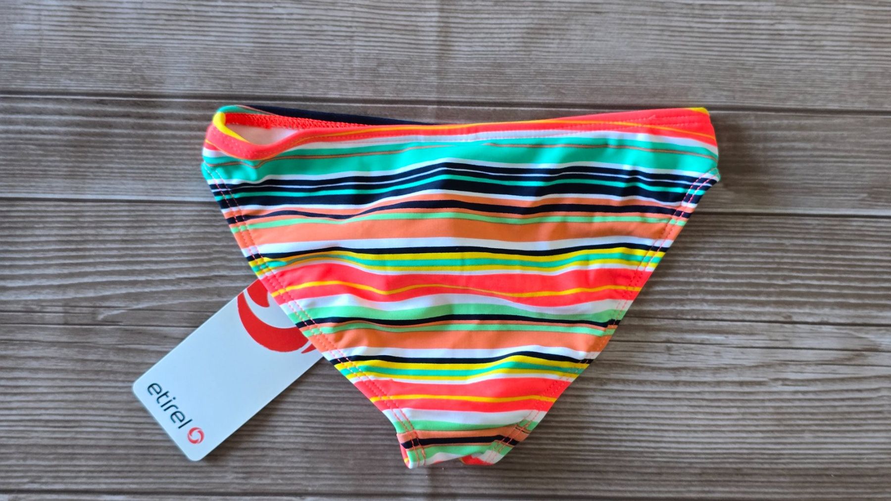 Costumi da bagno: Etirel Bikinihose - 92 - Bunt gestreift – Nuovo (secondo la descrizione) da Thalwil venduto da VitaMini 2