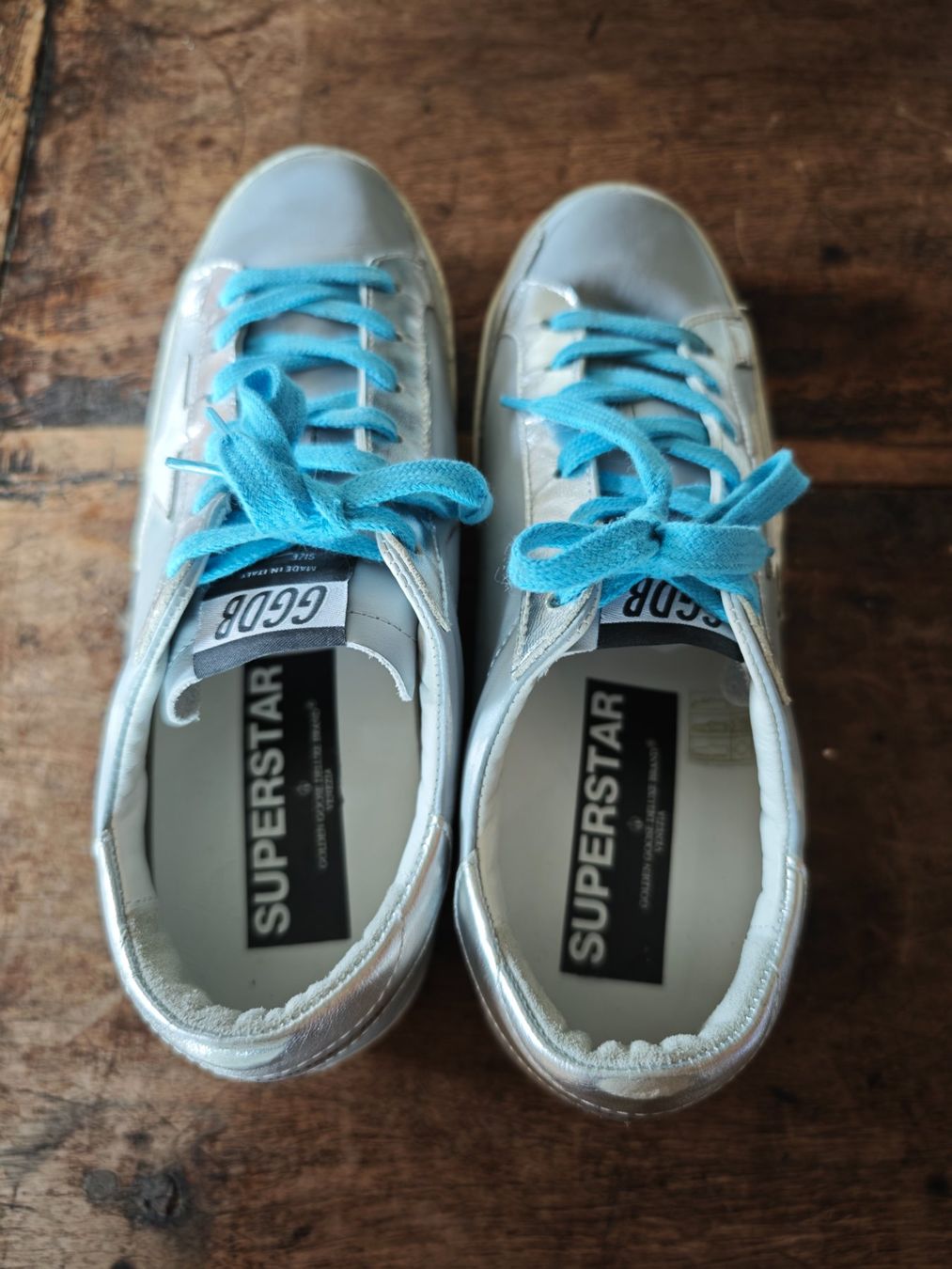 Golden Goose Scarpe da donna: Golden Goose Superstar, grau, Leder, Grösse 40 – Usato da Uetikon am See venduto da AJV63 1