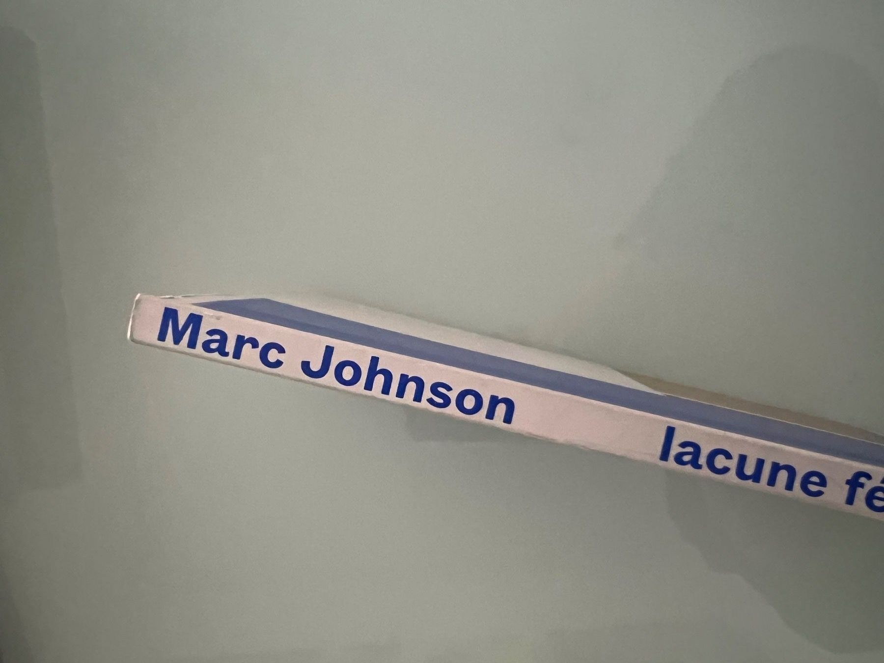 Libri: Marc Johnson: Lacune féconde – Usato da Renens VD venduto da ale_q6bz 8