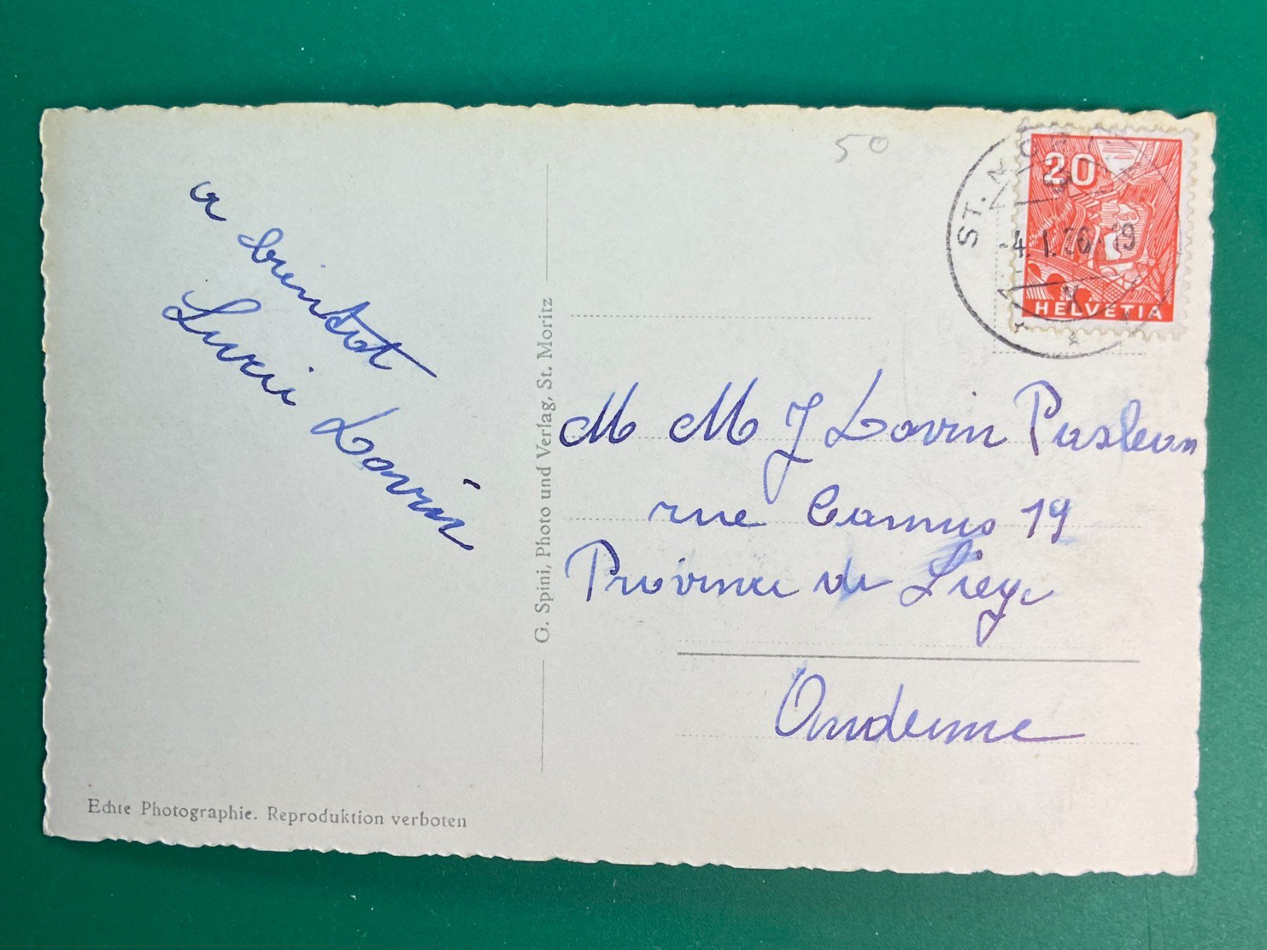 Cartoline postali: St. Moritz Bad und Dorf – Usato da Steg VS venduto da danwer74 1