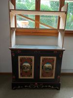 Handbemalter Bauernschrank im traditionellen Stil, 1976