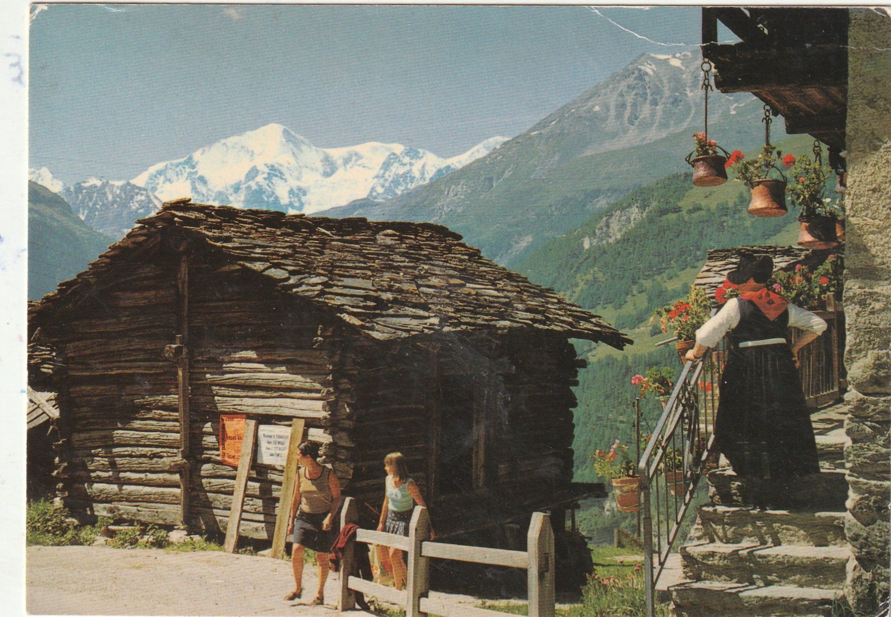 Cartoline postali: Villa la Sage Trachtendame – Usato da Lumbrein venduto da made02