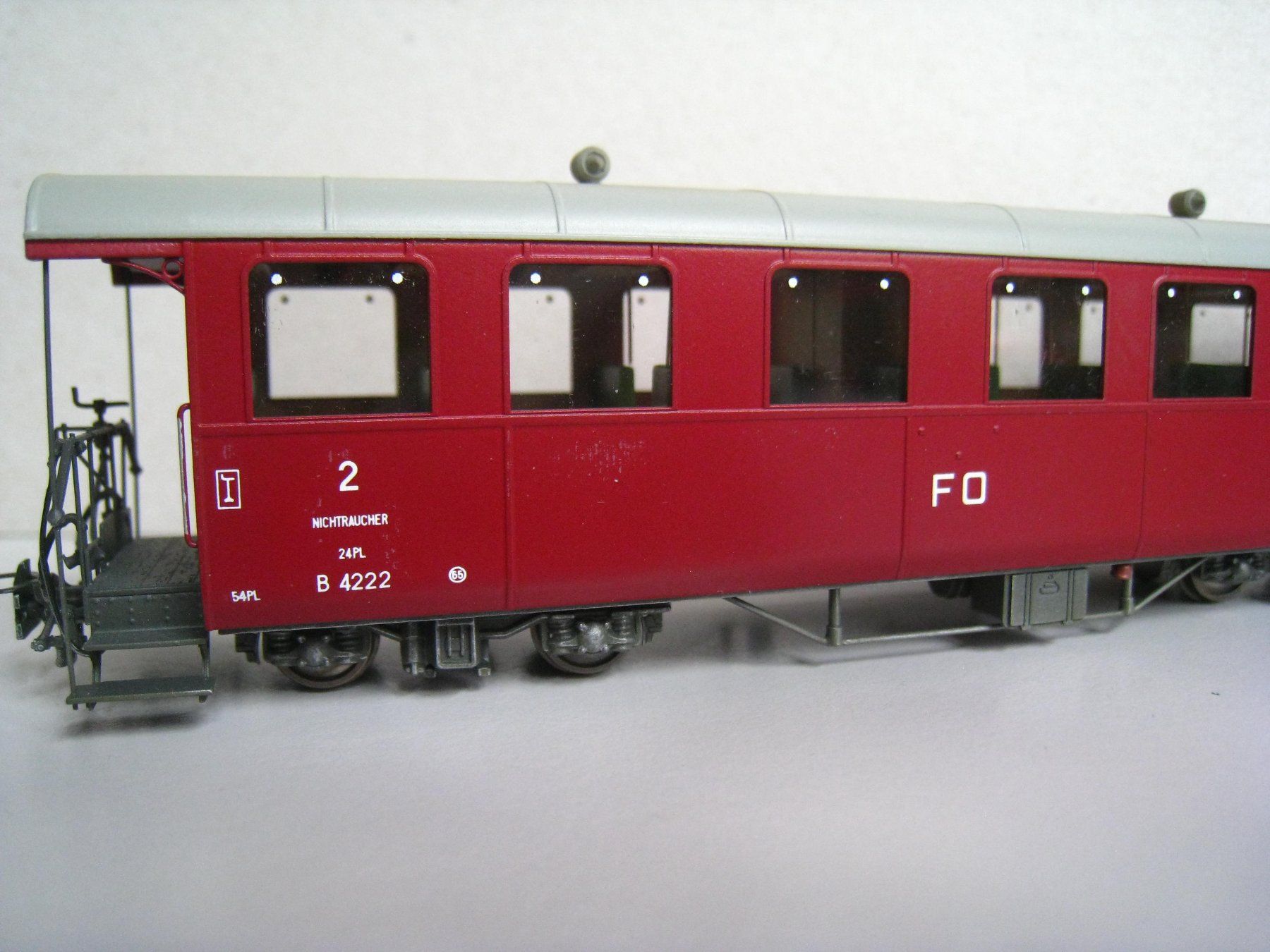 Ferro-suisse Modellini di ferrovie: Ferro Suisse FO B4i 4222 offene Plattform, oder 4224/25/26 – Usato da Buchs ZH venduto da swiss-train 1