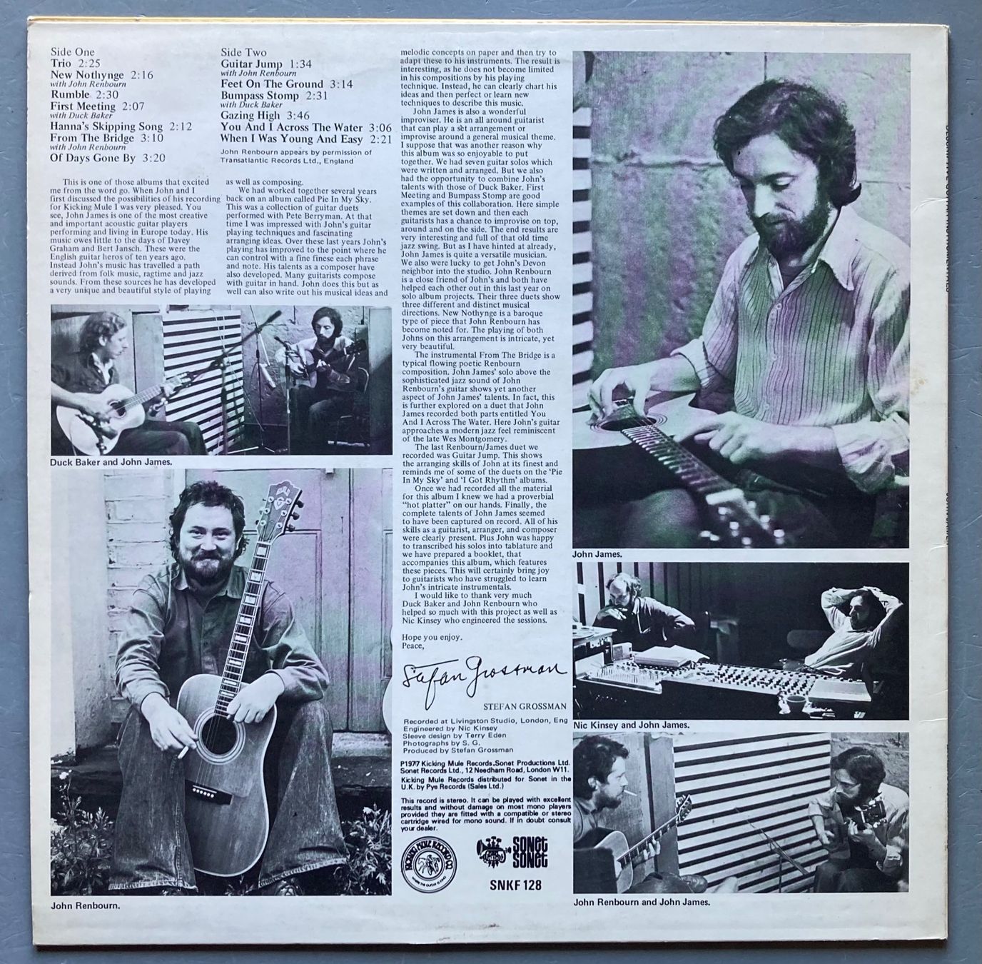 Vinyles: JOHN JAMES - DESCRIPTIVE GUITAR INSTRUMENTALS – D'occasion à Poliez-Pittet par Newtown-Records 1