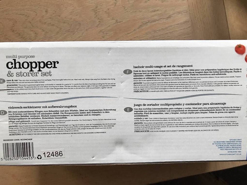 Küchengeräte: Hachoir multi-usage set rangement  – Gebraucht aus Le Sentier von omn_85j8 4