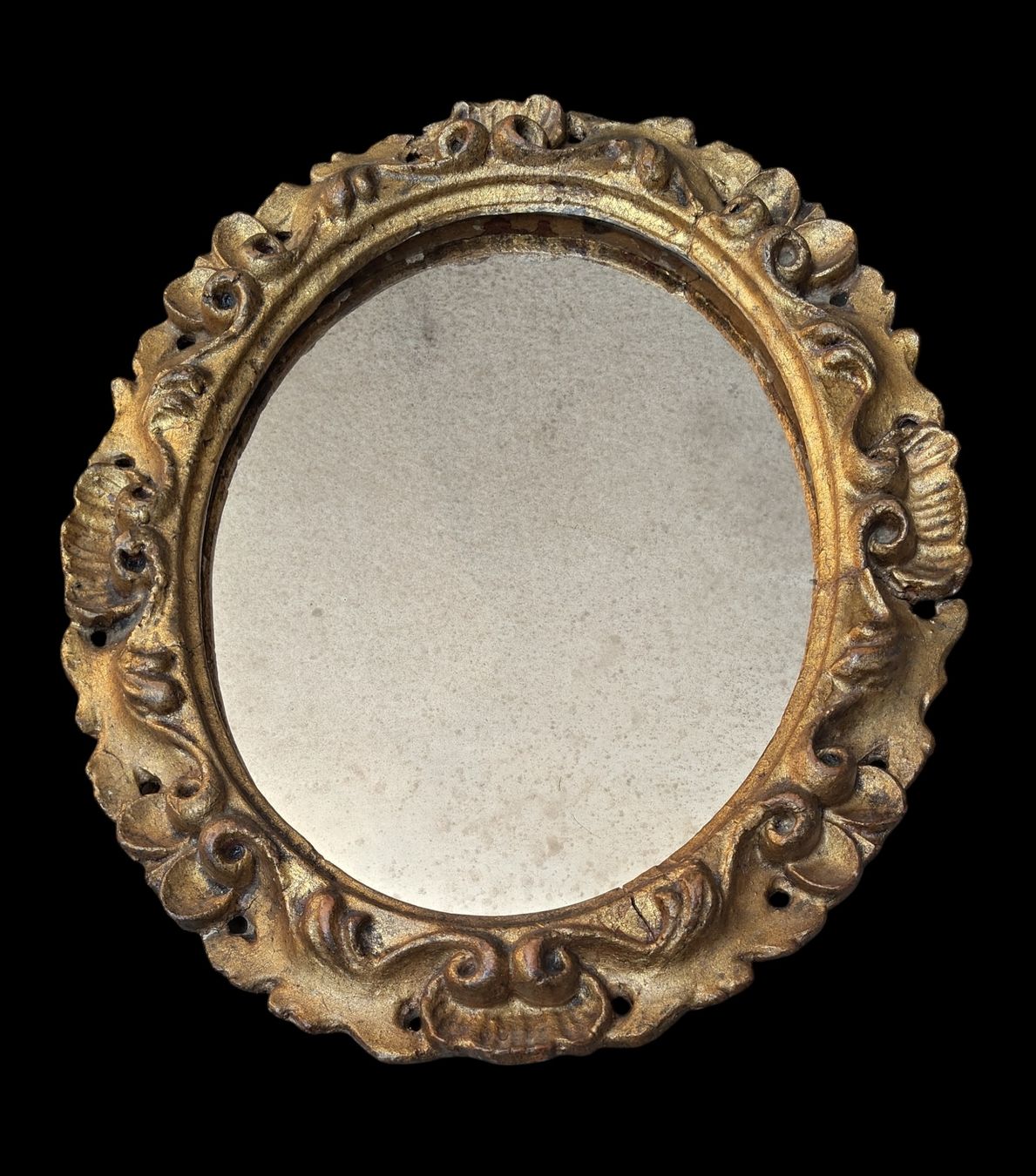 Miroirs: Specchiera Ovale rococò, vetro e cornice del '700 – D'occasion à Lugano par fbo_82wg