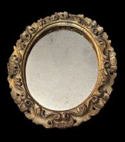 Specchiera Ovale Antica in Stile Barocchetto/Rococò, '700