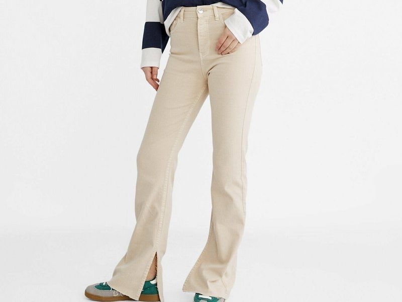 Jeans: Beige Flare jeans 38 NEW NP: 65.- – Nuovo (secondo la descrizione) da Horgen venduto da len_qjz9 1