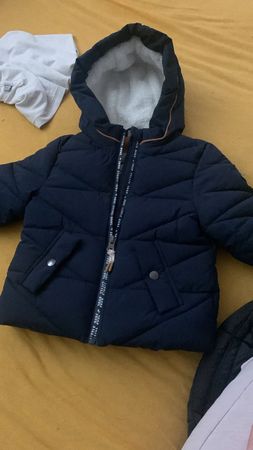 Kinder Winterjacke Little Rose dunkelblau