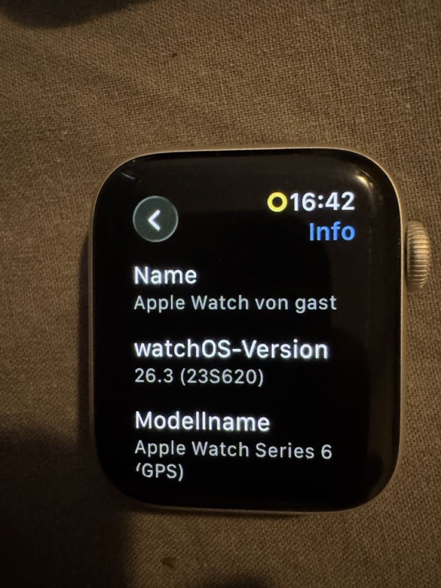 Apple Smartwatch: Apple Watch Series 6 GPS,  – Usato da Adliswil venduto da Busys