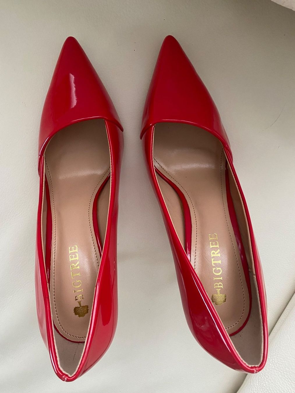 Scarpe da donna: Extravaganter must have BIGTREE Pumps, rot, Gr. 39 – Nuovo (secondo la descrizione) da Winkel venduto da ferrari2022 2