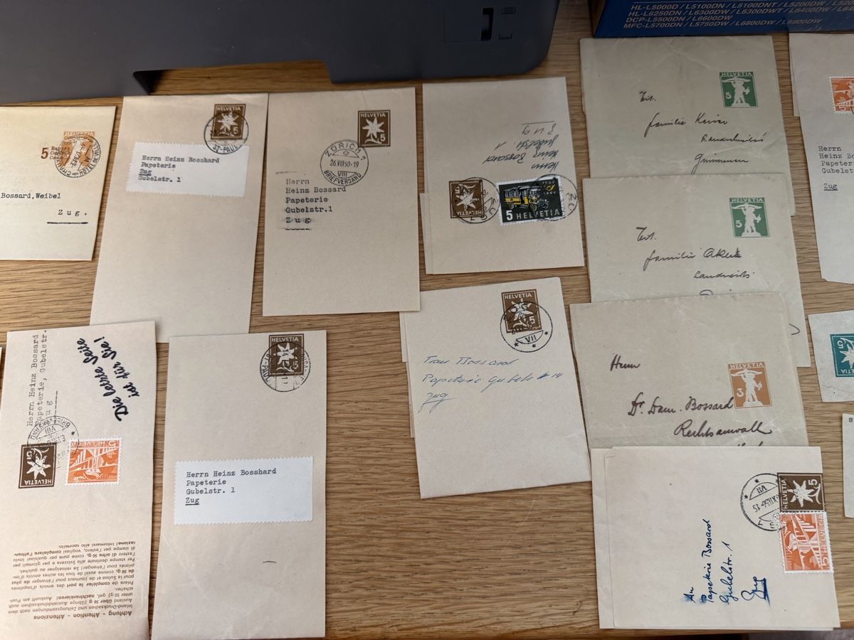 Alle Briefmarken: 30  alte Streifbänder  Schweiz – Gebraucht aus Murgenthal von Tina_4055 2