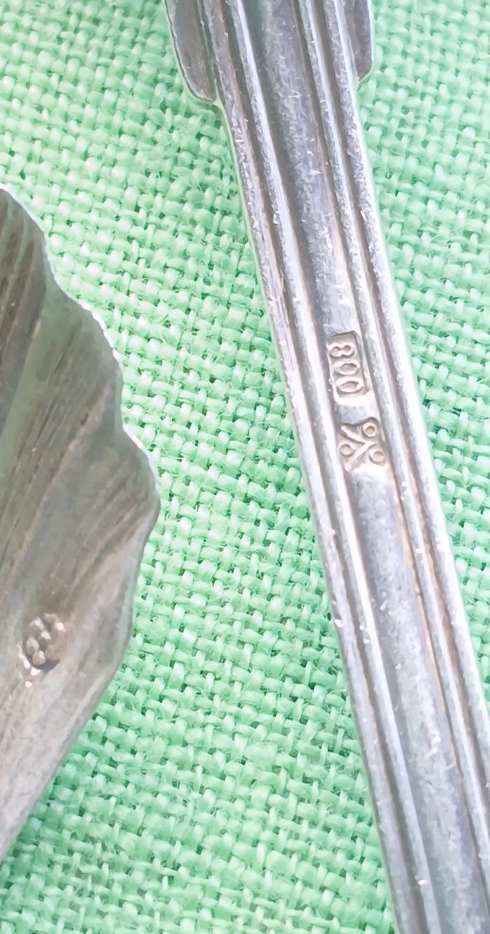 Cucchiai: Kleines Silberlöffel Set ( 10 Stück) – Usato da Kiental venduto da Kiwidave04 1