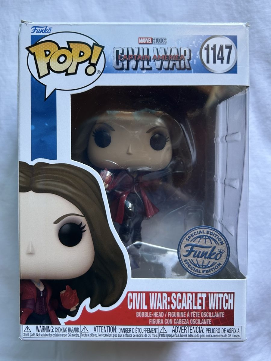 Funko Statuette: Funko Pop Marvel Wanda #1147 – Usato da Prangins venduto da car_tv79