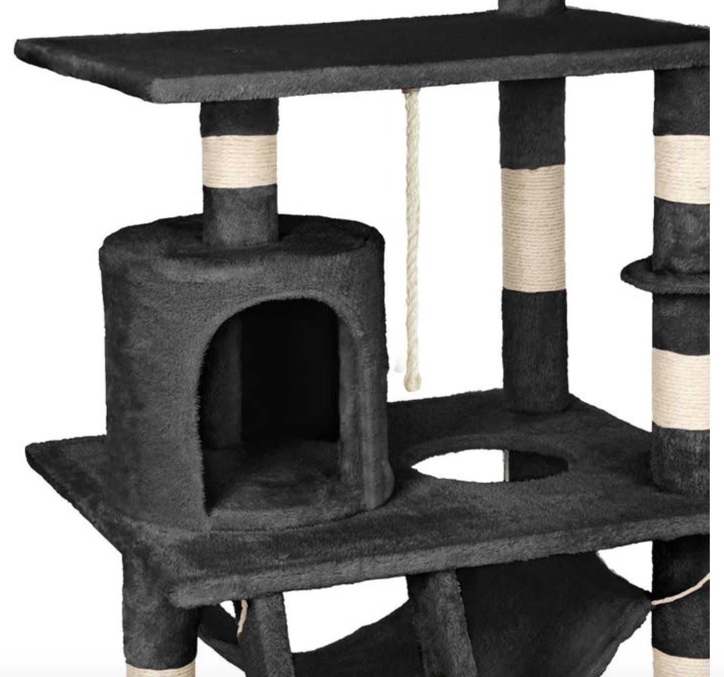 Tiragraffi: Kratzbaum Stokeley 141cm schwarz - Gratis Versand – Nuovo e nell'imballaggio originale da Kleinwangen venduto da meinwarenkorb.ch 7