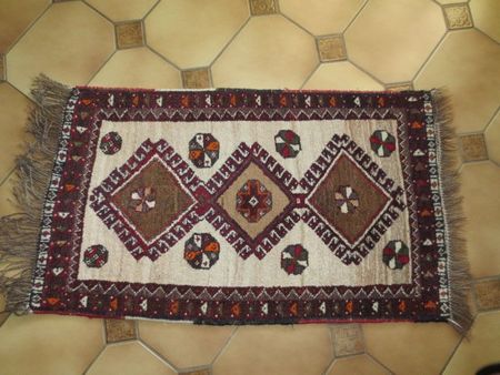 handgeknüpfter Orientteppich, antik