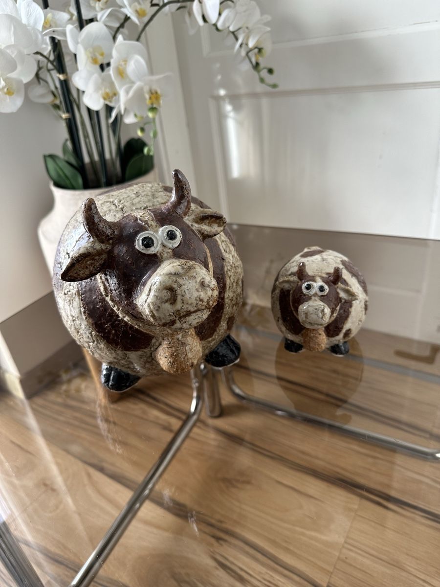 Sculptures & Statues: Duo Vaches céramique Athezza – Neuf (Voir description) à Nuvilly par smi_6qtk