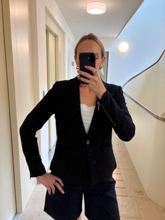 Blazer noire femme taille S bon état