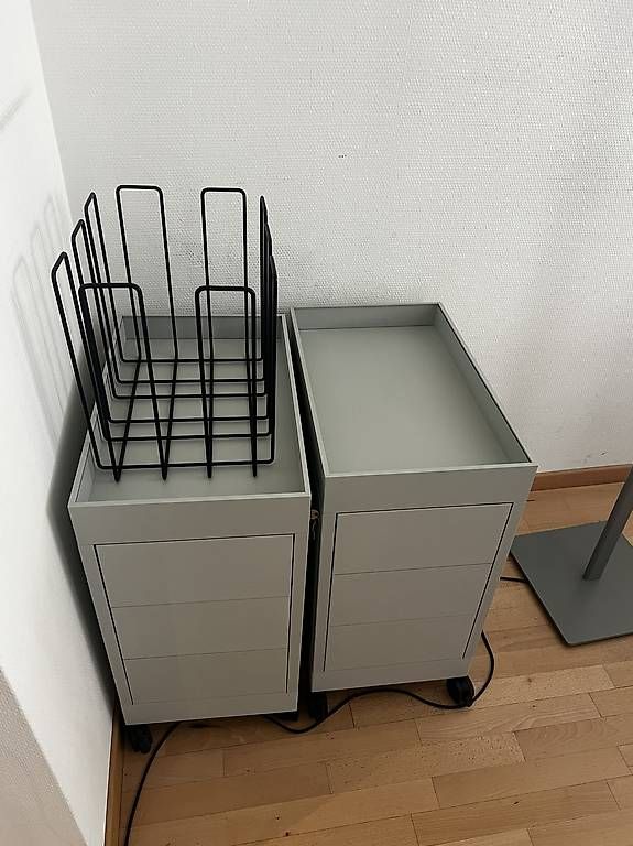 Banconi: Hay Rollcontainer, lichtgrau, 3 Stück – Usato da Zürich venduto da Pecorone