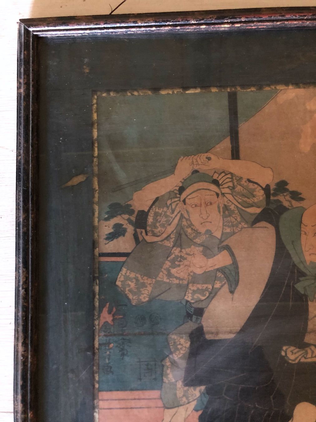 Xilografie: wunderschöner Japanischer Holzschnitt - antikes Bild - Top – Usato da Ittenthal venduto da Hwaggis 6