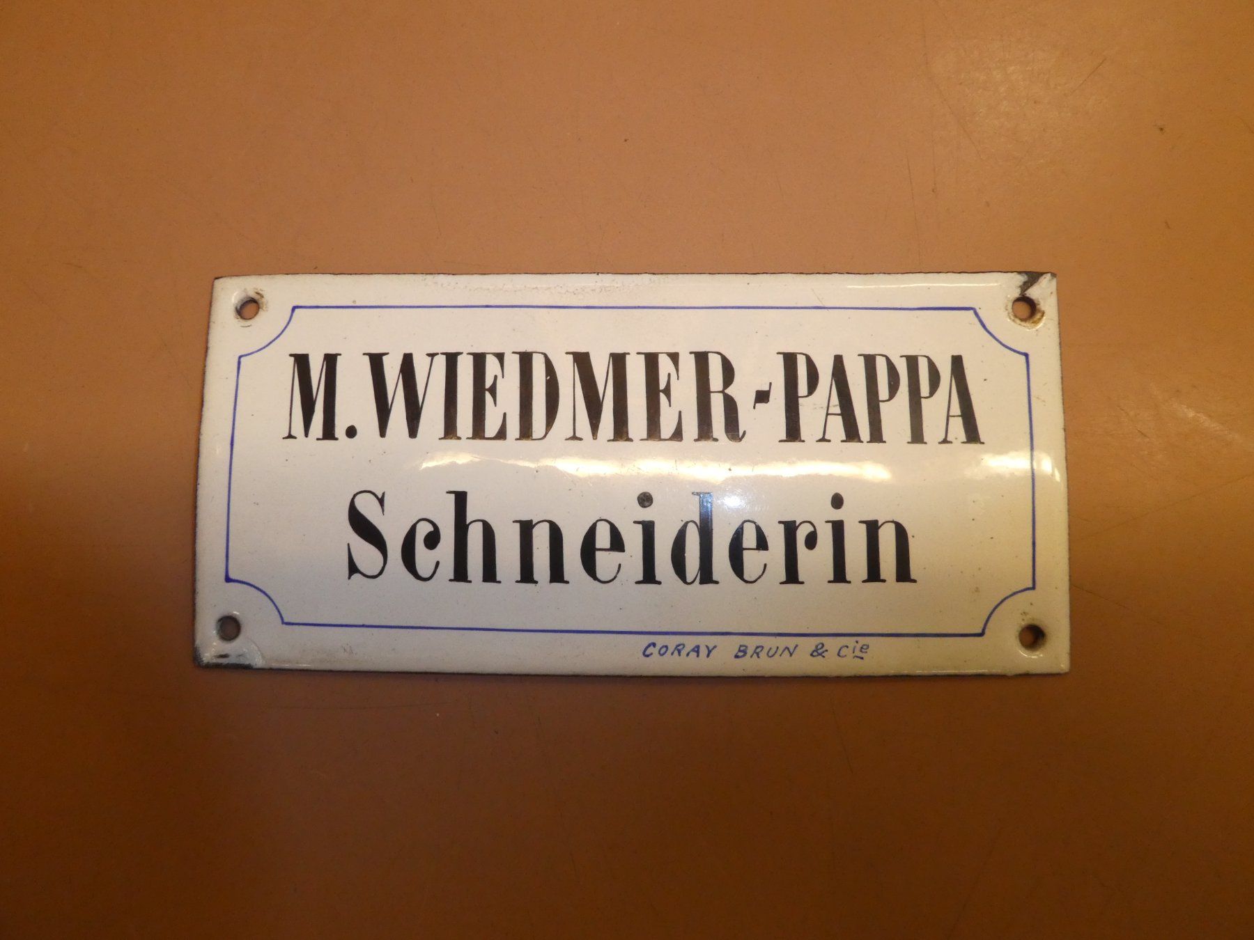 Schilder: Emaill Schild – Gebraucht aus Chur von Diversico2010 1