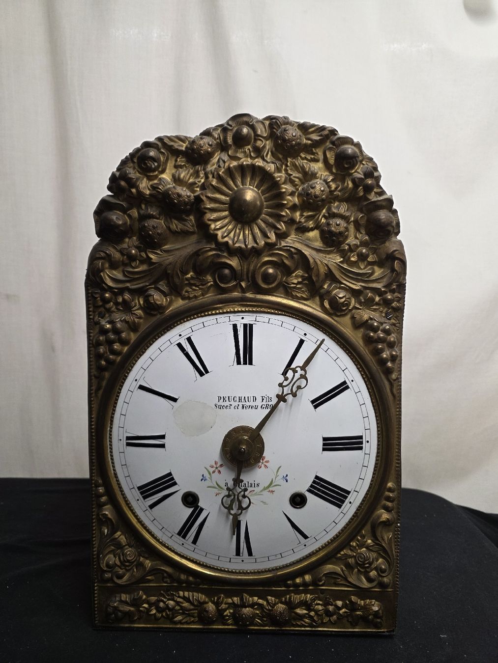Orologi: Antike Uhr Priechaud Fs. Söhne, Messing, Defekt – Difettoso da Wolfertswil venduto da Antiko
