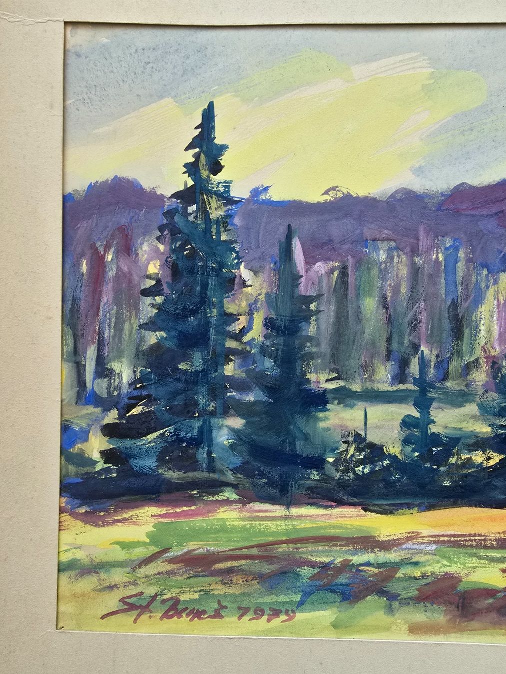 Dipinti: Bild "Isergebirge" von Stanislav Beneš – Usato da Alpnach Dorf venduto da ben_zb29 1