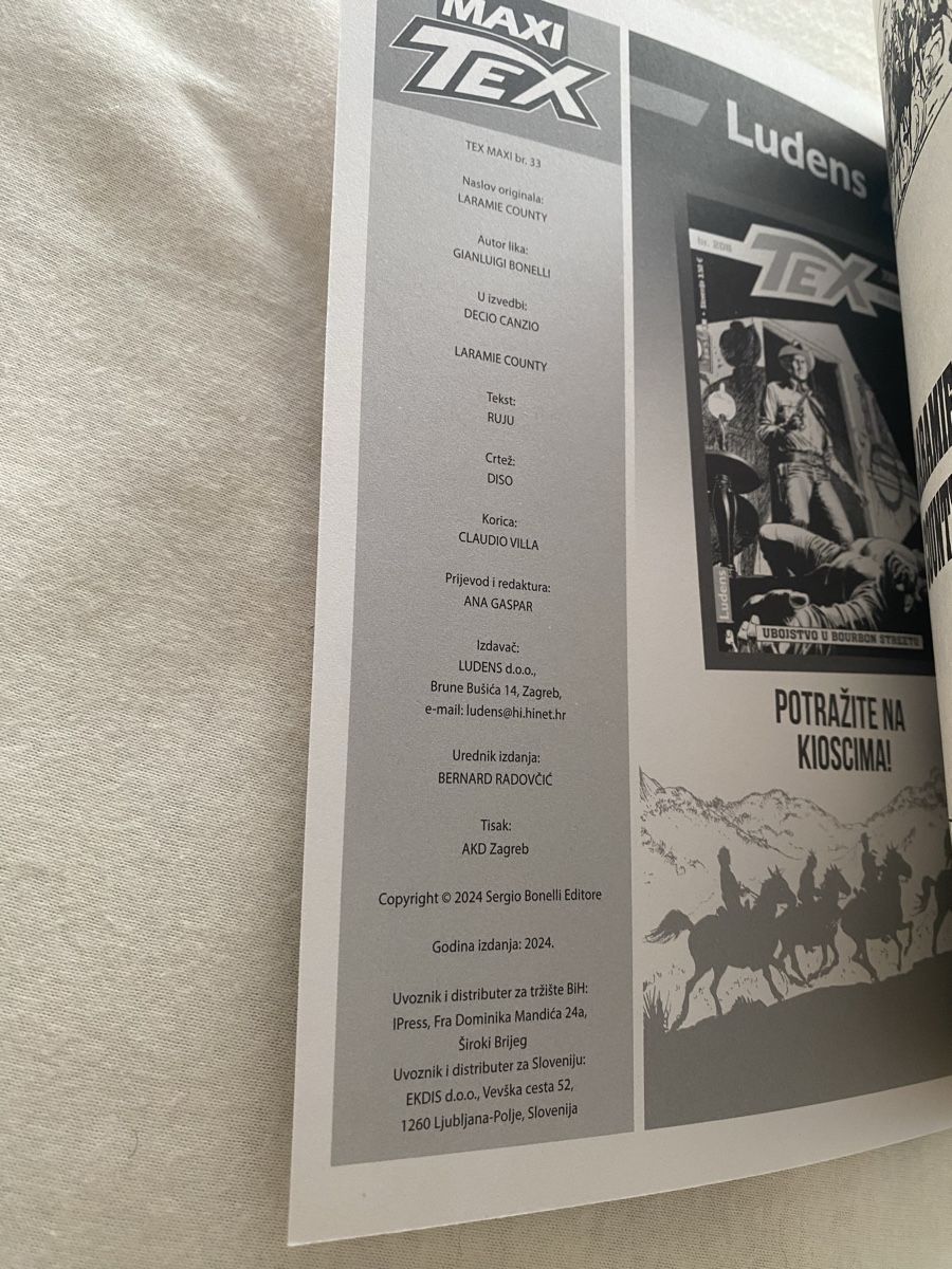 Comics: Tex MAXI, Kroatisch – Gebraucht aus Jona von Mister_N0 2